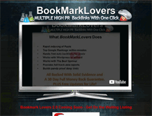 Tablet Screenshot of bookmarklovers.com